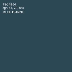 #2C4854 - Blue Dianne Color Image